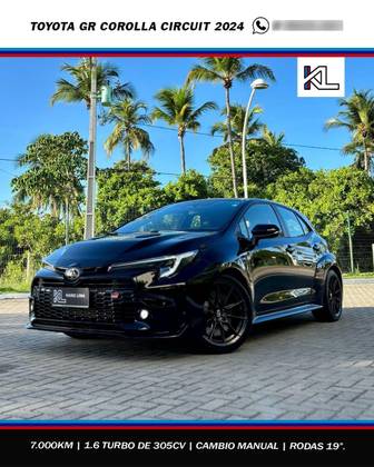 TOYOTA GR COROLLA 1.6 TURBO GASOLINA CIRCUIT GR-FOUR MANUAL